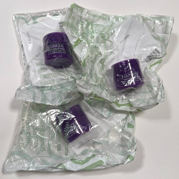LOT of 3 Clinique Smart Clinical Repair Wrinkle Correcting Eye Cream Full Size - Picture 1 of 4